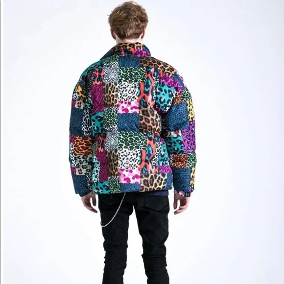 SHEIN leopard puffer coat - Picture 3 of 9